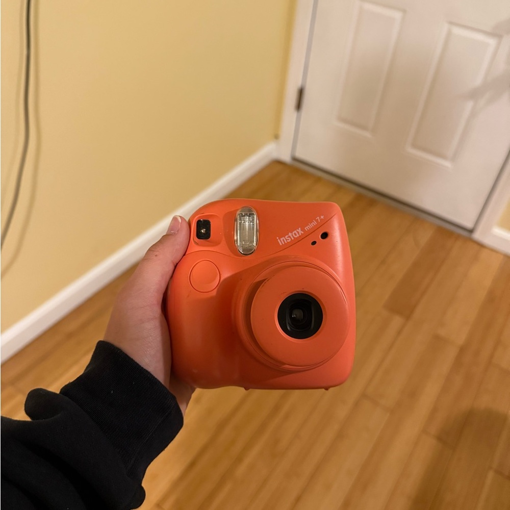 Fujifilm Instax Mini 7S - Bright Orange Instant Camera